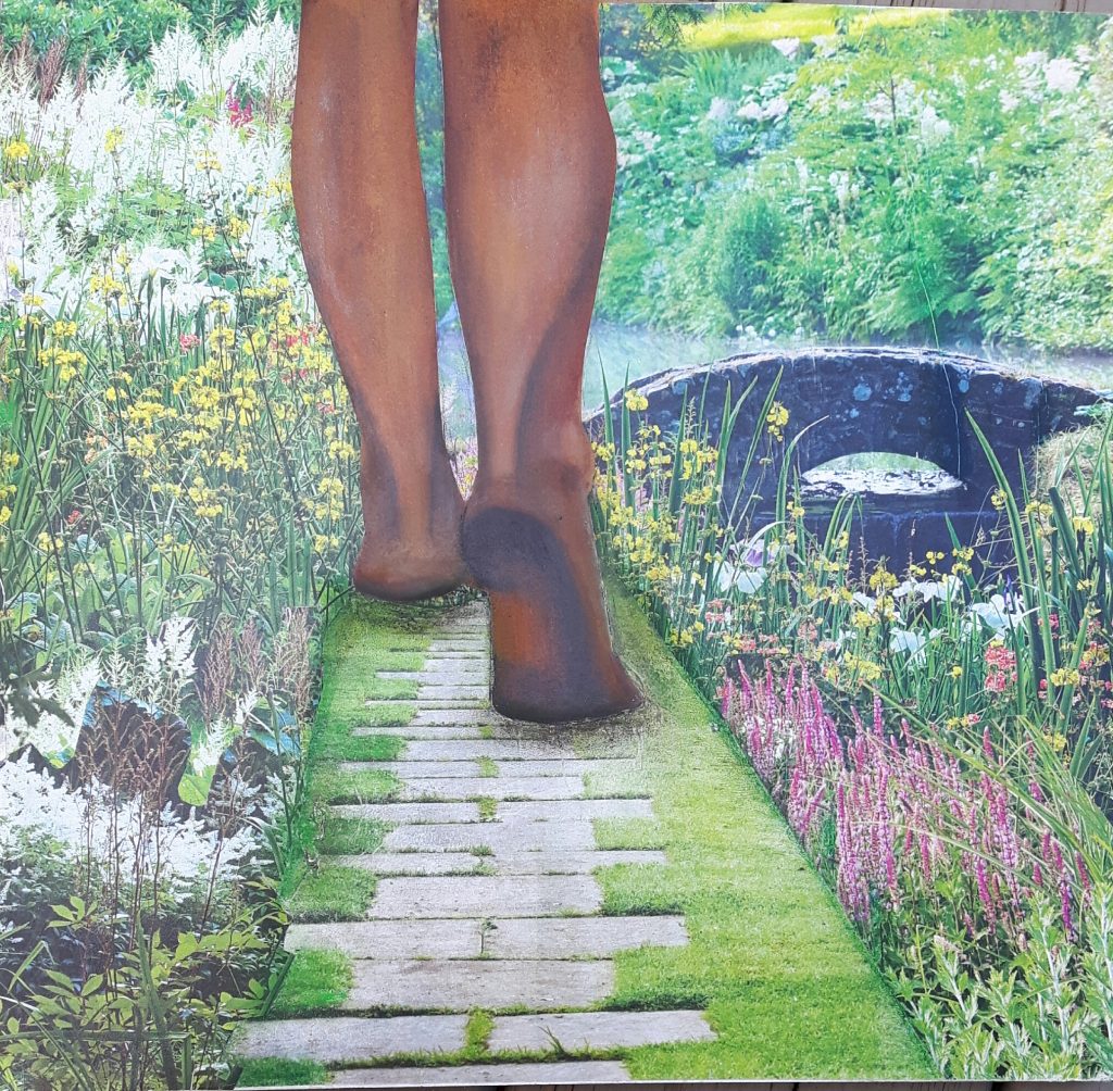 Barefoot on Garden Path, Christmas in Clarington